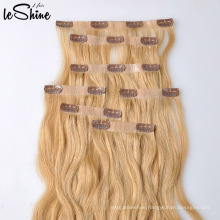 Real Human Clip In Top Quality Hair Extension